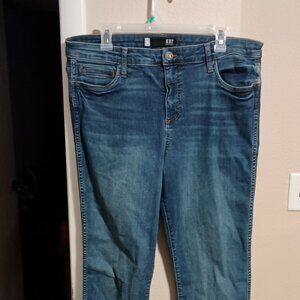 Kut From The Kloth Natalie Fab Ab Bootcut High Rise Jeans Size 16 Inseam 31"